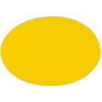 Знак безопасности "Желтый круг на двери", КОМПЛЕКТ 5 шт., диаметр - 150 мм ...