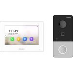Комплект HiWatch DS-D100IKWF(B) IP видеодомофона (вызывная панель + монитор)