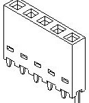 90147-1309, Conn Socket Strip F 9 POS 2.54mm Solder ST Thru-Hole C-Grid® Tube