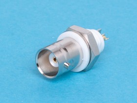 Фото 1/10 BNCI-BJ, Разъем BNC гнездо на приборный блок, под пайку, изолированный