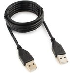 Кабель Кабель USB2.0 Cablexpert CCP-USB2-AMAM-6, AM/AM, двойной экран, медь, Pro, 1.8м, черный, пакет