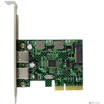 ORIENT AM-U3142PE-2A, Контроллер PCI-Ex4 v3.0, USB 3.2 Gen2, 2-port ext Type-A ...