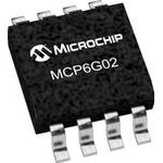 MCP6G02T-E/SN, SP Amp Selectable Gain Amplifier Dual R-R I/O 5.5V 8-Pin SOIC N T/R