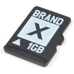 COM-15107, SparkFun Accessories microSD Card - 1GB (Class 4)