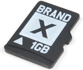 COM-15107, SparkFun Accessories microSD Card - 1GB (Class 4)