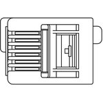 940-SP-3066-OST, Modular Connectors / Ethernet Connectors Modular Plug Standard ...