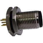 SS-12000-004, Circular Metric Connectors M12 A-Code Male Receptacle 5Contacts