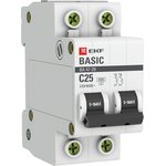 mcb4729-2-25C, Circuit breaker VA 47-29, 2P 25A (C) 4.5kA