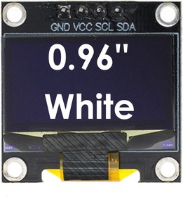 Фото 1/3 OLED 0.96" дисплей 128x64, I2C, 4 pin, монохромный белый