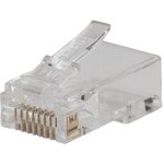 VDV826-702, Modular Connectors / Ethernet Connectors Pass-Thru Modular Data ...