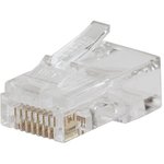 VDV826-703, Modular Connectors / Ethernet Connectors Pass-Thru Modular Data ...