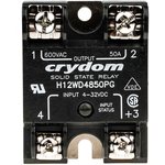 H12WD4850PG, Solid State Relays - Industrial Mount SOLID STATE RELAY 48-660 VAC