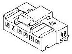 51216-0700, Conn Housing RCP 7 POS 2mm Crimp ST Cable Mount Bag