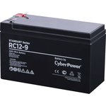 Аккумуляторная батарея CyberPower RC 12-9 12В/9Ач, клемма F2 (151х65х94мм ...