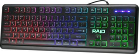 Фото 1/7 45778, Defender Игровая клавиатура проводная Raid GK-778DL RU, Rainbow,104 кнопки