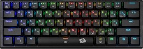 Фото 1/8 REDRAGON ANIVIA чёрная Игровая клавиатура (USB, OUTEMU RED, 61 кл., RGB подсветка)
