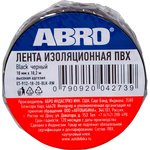 ET-912-18-20-BLK-RW, Изолента ПВХ чёрная 18 мм X 18,2 м ABRO, шт