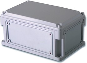 Фото 1/2 Корпус пластиковый RAM box IP67 400х200х146 мм (высота крышки 21) стенка с выбивными фланцами непрозрачная крышка | 542210 | DKC