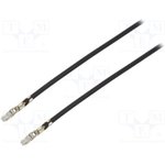 0797582024, Cable Assembly UL 1007 0.3m 24AWG Terminal to Terminal 1 to 1 POS ...