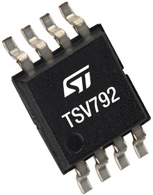 Фото 1/2 TSV792IST, Operational Amplifiers - Op Amps High bandwidth (50MHz) Low offset (200 uV) Rail-to-rail 5V Op amp