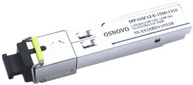 Фото 1/9 Модуль Osnovo SFP-S1SC12-G-1550-1310