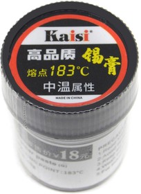 Фото 1/3 Паста паяльная Kaisi с серебром 183С Pb-34% flux-2% Ag1% Sn-63%