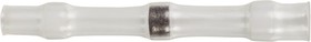 Фото 1/4 08-0751, Гильза кабельная изолированная ПК-т 0.34 термоусаживаемая под пайку L-26 мм 0.25-0.34 мм² белая REXA