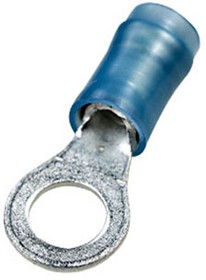 Фото 1/2 130094-0, PIDG наконечник кольцевой изолированный М5 синий на провод 1-2,5мм2