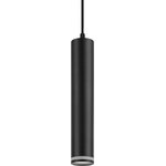 Светильник подвесной (подвес) ЭРА PL16 BK MR16/GU10, черный, потолочный, цилиндр Б0055574