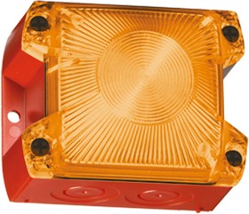 21510804000, PY X-S-05 Series Amber Flashing Beacon, 24 V dc, Panel Mount, Xenon Bulb