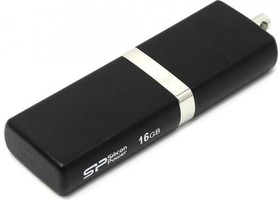 Фото 1/5 Флеш Диск Silicon Power 16Gb LuxMini 710 SP016GBUF2710V1K USB2.0, black