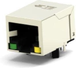 Фото 1/4 2337992-8, Modular Connectors / Ethernet Connectors RJ45 JACK MAG. POE 1GB LED 1X1