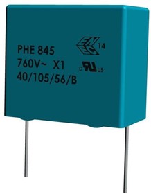 PHE845VD6100MR30L2, Safety Capacitors 760V .1uF 20% LS=22.5mm