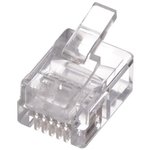 MP66RX-1000, Modular Connectors / Ethernet Connectors 6P6C STRANDED ROUND