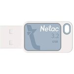 Флеш Диск Netac UA31 64Gb  NT03UA31N-064G-32BL , USB3.2, голубая