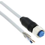 1-2273045-1, Straight Female 4 way M12 to Unterminated Sensor Actuator Cable, 1.5m