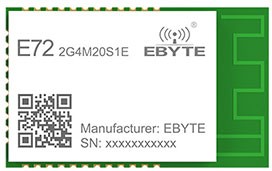 Фото 1/2 E72-2G4M20S1E, радиомодуль 2.4GHz SMD на микросхеме TI CC2652P 20dBm. ARM microcontroller 48MHz