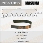 7PK-1905, Ремень поликлиновой 7PK1905 Masuma