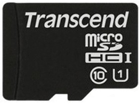 Карта памяти 16Gb MicroSD Transcend (TS16GUSDCU1)