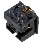 1-480G, разъем mini DIN 4 контакта (s-vhs) гнездо пластик на плату, позол.