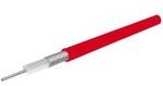 22511942, Coaxial Cable Braid Polytetrafluoroethylene 2.5mm 1500VAC Red