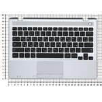 Клавиатура (топ-панель) для ноутбука Samsung NP300U1A NP305U1A 300U1A черная с ...