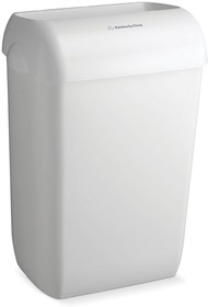 Фото 1/9 Контейнер для мусора, 43 л, KIMBERLY-CLARK Aquarius, белый, 56,9х42,2х29 см, 6993