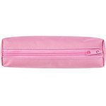 Пенал-тубус ПИФАГОР на молнии, ткань, пастельно-розовый, 20х5 см, 272260