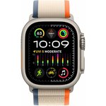 Смарт-часы Apple Watch Ultra 2 A2986, 49мм, оранжевый/бежевый/титан [mrf13lw/a]