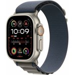 Смарт-часы Apple Watch Ultra 2 A2986, 49мм, синий/титан [mrek3lw/a]