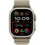 Смарт-часы Apple Watch Ultra 2 A2986, 49мм, оливковый/титан [mrex3lw/a]