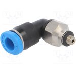 QSML-M3-4, Quick-release connection, angular 90°, -0.95-6bar, QSM, 4mm