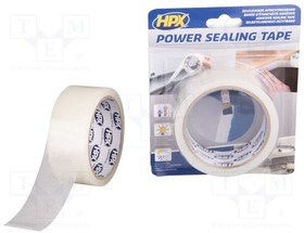 Фото 1/3 HPX-SP-381.5TR, Лента уплотнительная, W 38мм, L 1,5м, D 1мм, прозрачный, 4Н/мм