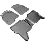 NPL-Po-59-48, Коврик салона MITSUBISHI Pajero 4 (06-) полиуретан (4 предм.) NORPLAST